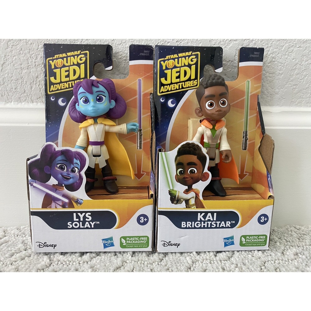 Star Wars Young Jedi Adventures Kai Brightstar  And Lys Solay Action Figures
